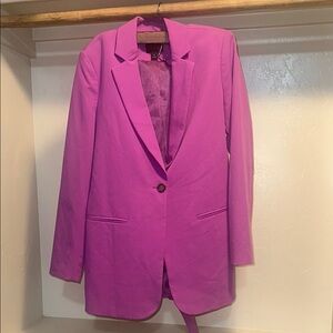 Zara Bold Pink Women's Blazer